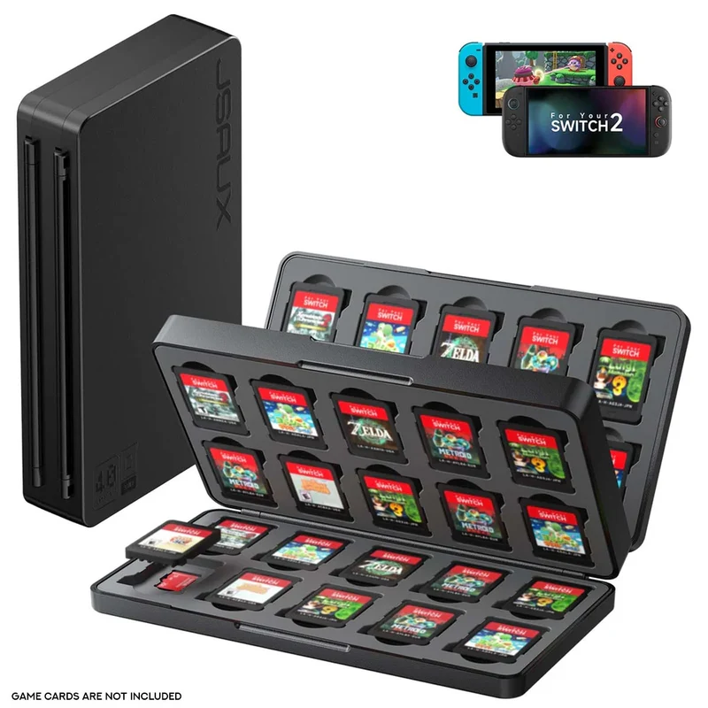 JSAUX Game Card Case 40 for Nintendo Switch 2 (Black, Beige) (BG0118)