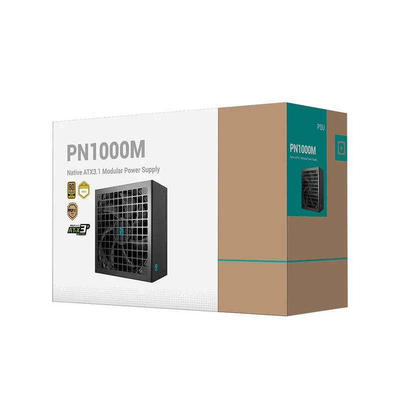 DeepCool GamerStorm PN1000M 1000W 80+ Gold Native ATX3.1 Modular Power Supply (R-PNA00M-FC0B-JGUS)