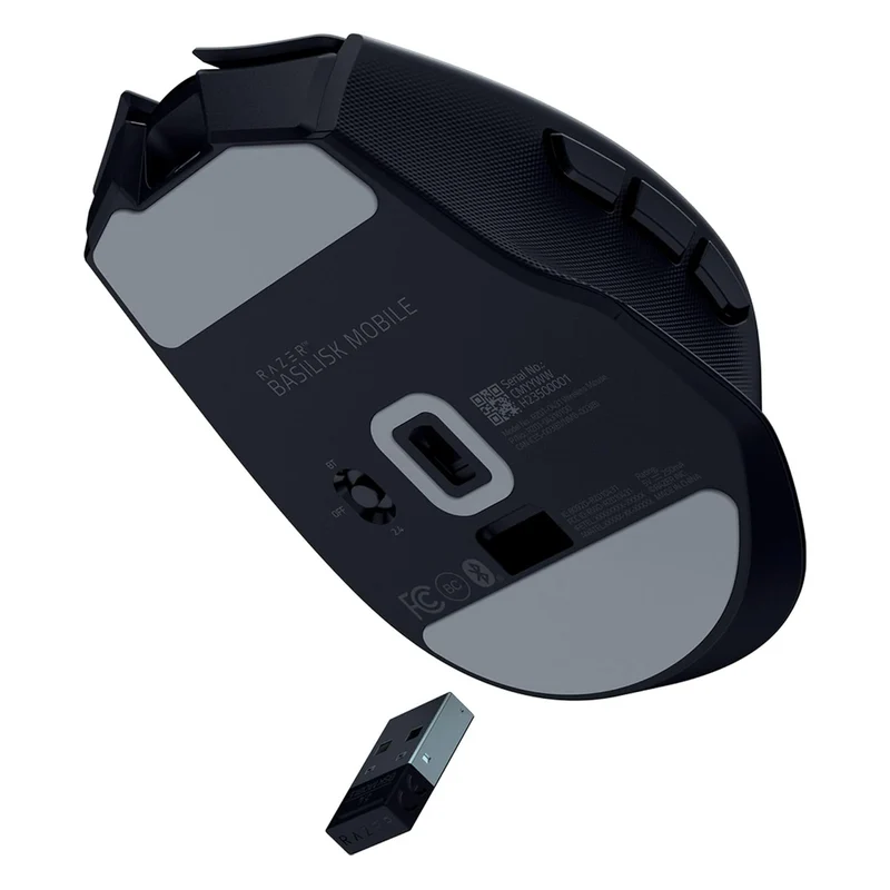 Razer Basilisk Mobile Portable Ergonomic Wireless Gaming Mouse (Black)