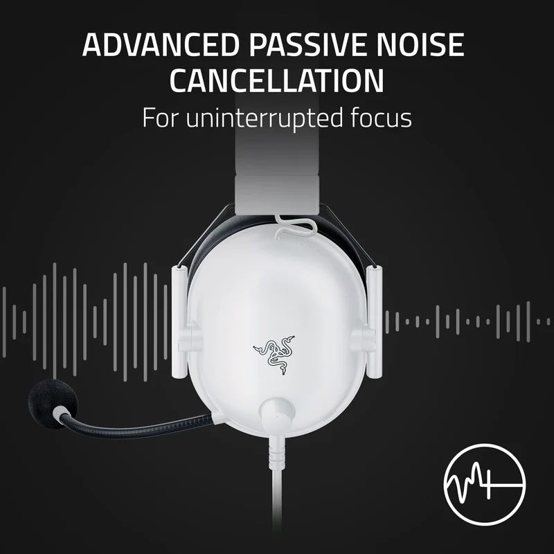 Razer BlackShark V2 X Multi-Platform Wired Esports Headset (Special White)