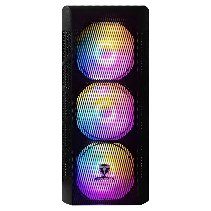 Alpha Echo Black Desktop Gaming PC | AMD Ryzen 5 5600 | 16GB RAM | 512GB SSD | w/ WiFi + Bluetooth | GeForce RTX 4060 | Windows 11