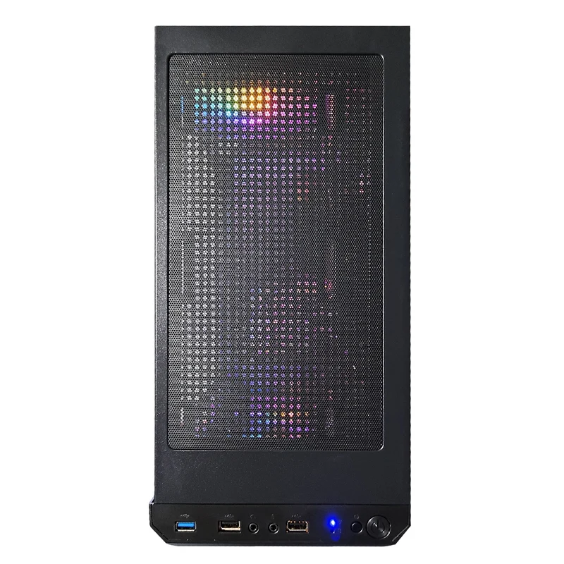 Alpha Echo Black Desktop Gaming PC | AMD Ryzen 5 5600 | 16GB RAM | 512GB SSD | w/ WiFi + Bluetooth | GeForce RTX 4060 | Windows 11
