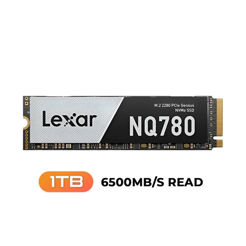 Lexar NQ780 1TB M.2 2280 6500MB/s Read PCIe Gen4x4 NVMe SSD (LNQ780X001T-RNNNG)