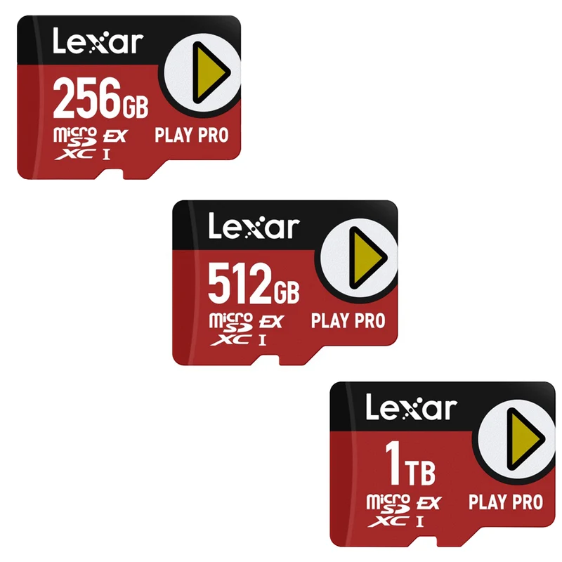 Lexar PLAY PRO MicroSDXC Express Card for Nintendo Switch 2 (256GB, 512GB, 1TB)