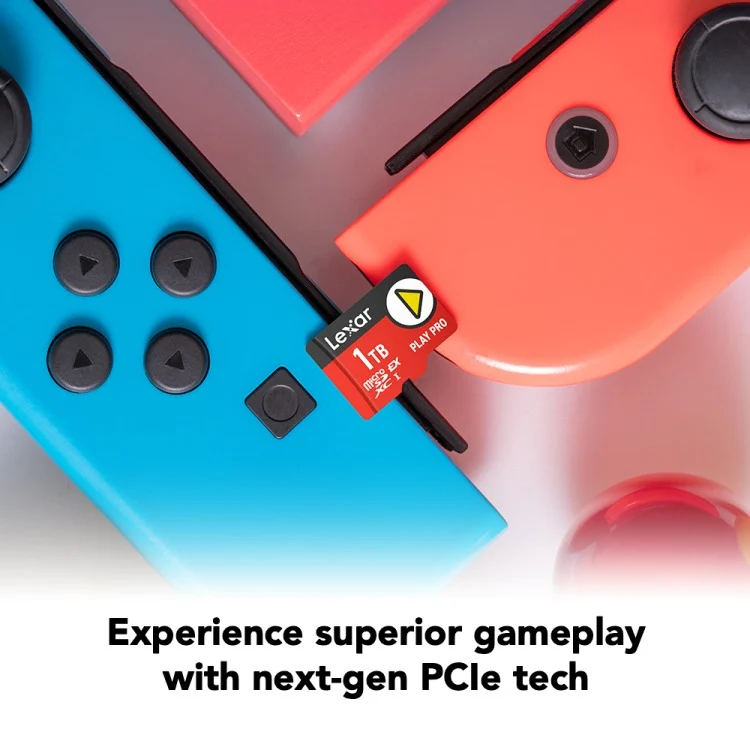 Lexar PLAY PRO MicroSDXC Express Card for Nintendo Switch 2 (256GB, 512GB, 1TB)