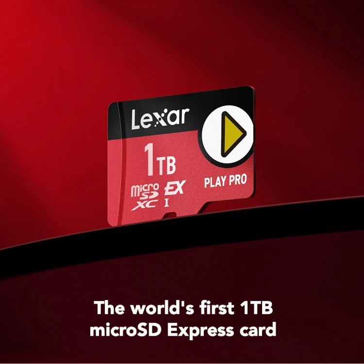 Lexar PLAY PRO MicroSDXC Express Card for Nintendo Switch 2 (256GB, 512GB, 1TB)