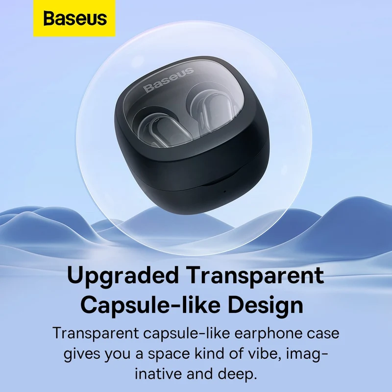Baseus Bowie WM02 Mini In-ear True Wireless Earphone (Black, Creamy White, Blue, Purple) (NGTW370201, NGTW370202, NGTW370203, NGTW370205)