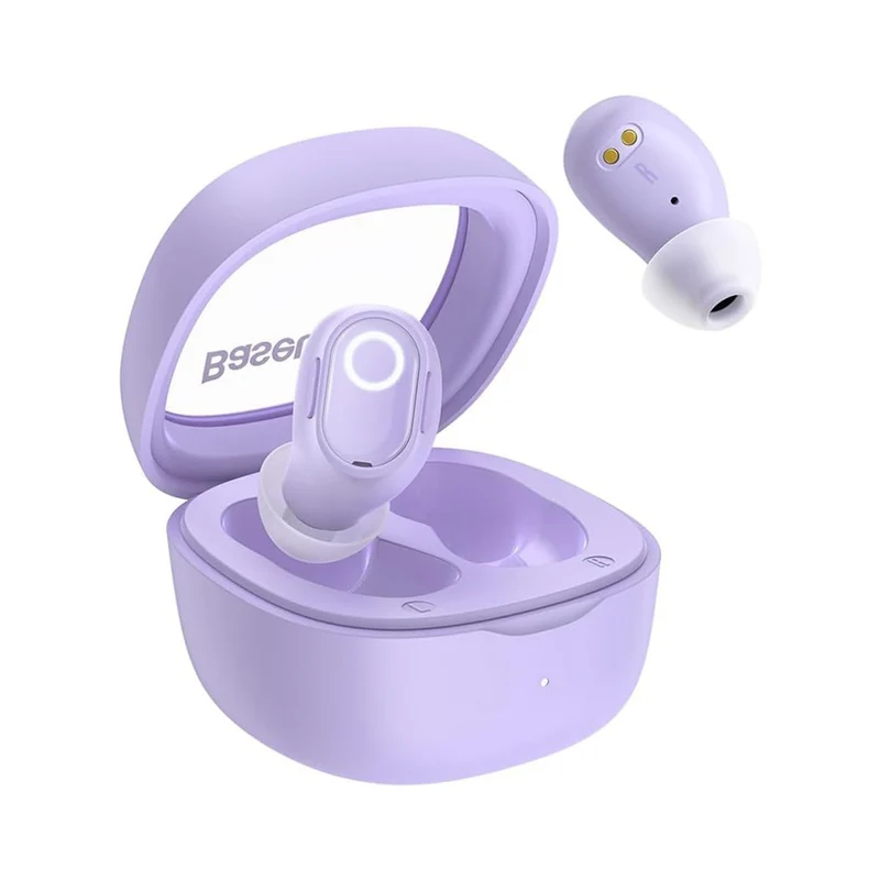 Baseus Bowie WM02 Mini In-ear True Wireless Earphone (Black, Creamy White, Blue, Purple) (NGTW370201, NGTW370202, NGTW370203, NGTW370205)