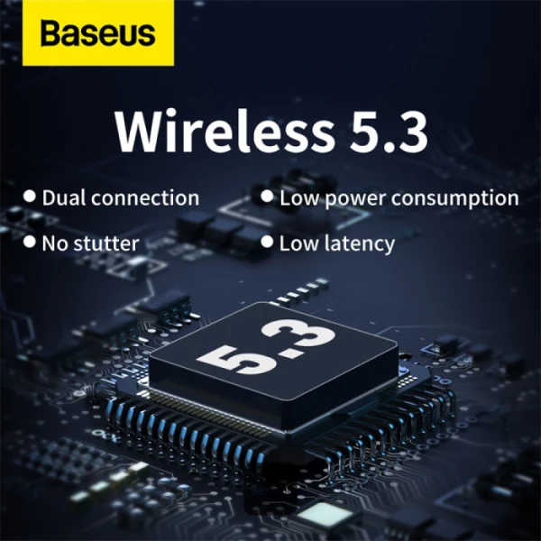 Baseus Bowie WM01 Mini In-ear True Wireless Earphone (Black, White, Purple, Green) (NGTW370001, NGTW370002, NGTW370005, NGTW370006)