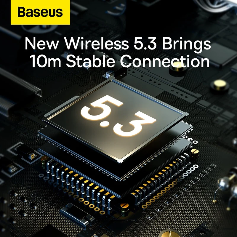 Baseus Encok Wireless Headphone D02 Pro (Black, White) (NGTD010301, NGTD010302)