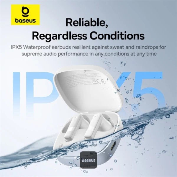 Baseus Bowie E20 True Wireless Earphone (Cluster Black, Stellar White) (A00069700113-00, A00069700223-00)