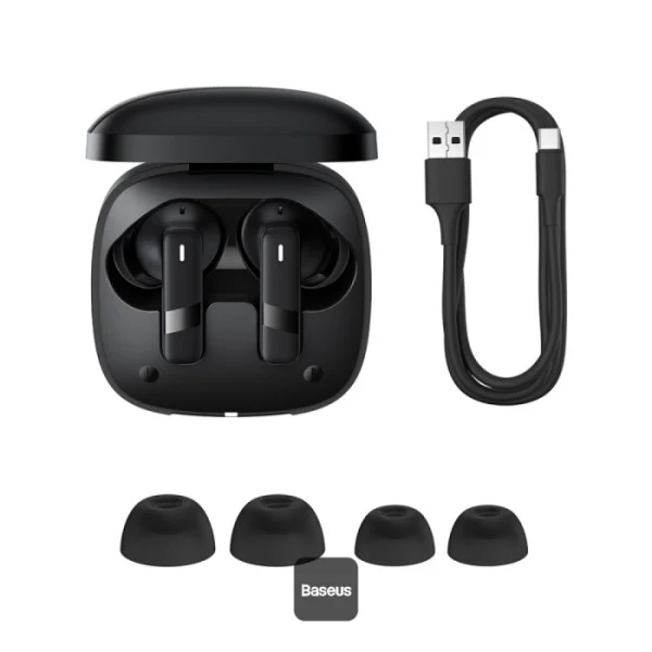 Baseus Bowie E20 True Wireless Earphone (Cluster Black, Stellar White) (A00069700113-00, A00069700223-00)