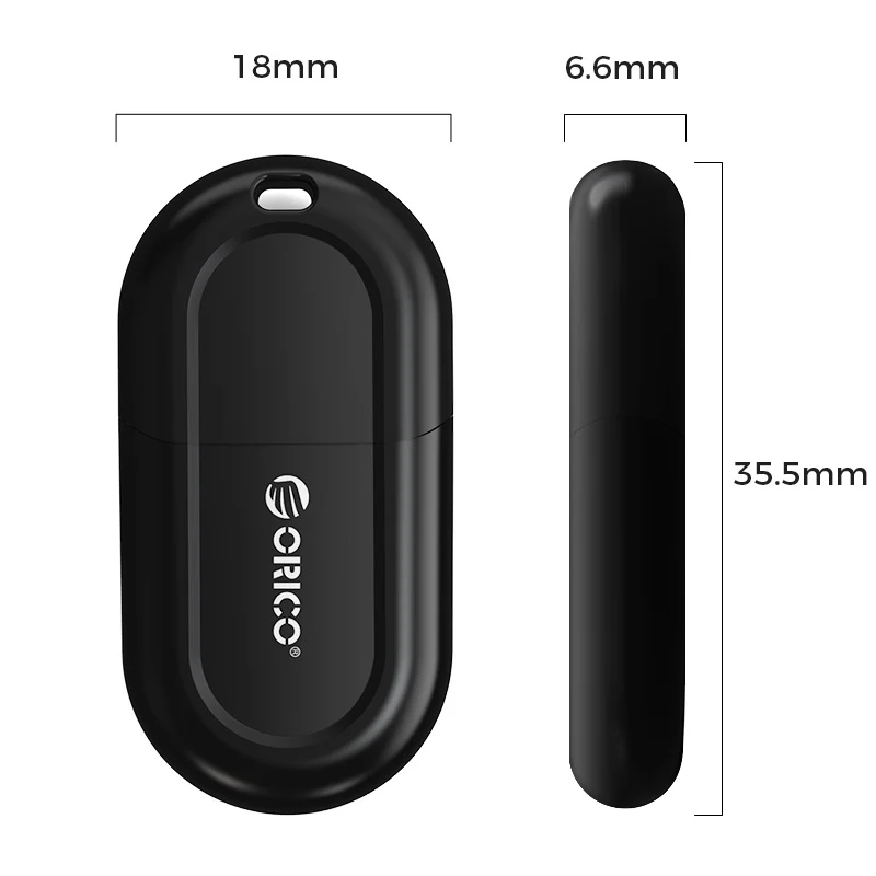 ORICO USB Bluetooth-Compatible Dongle 5.3 Adapter (BTA-53-BK-BP)