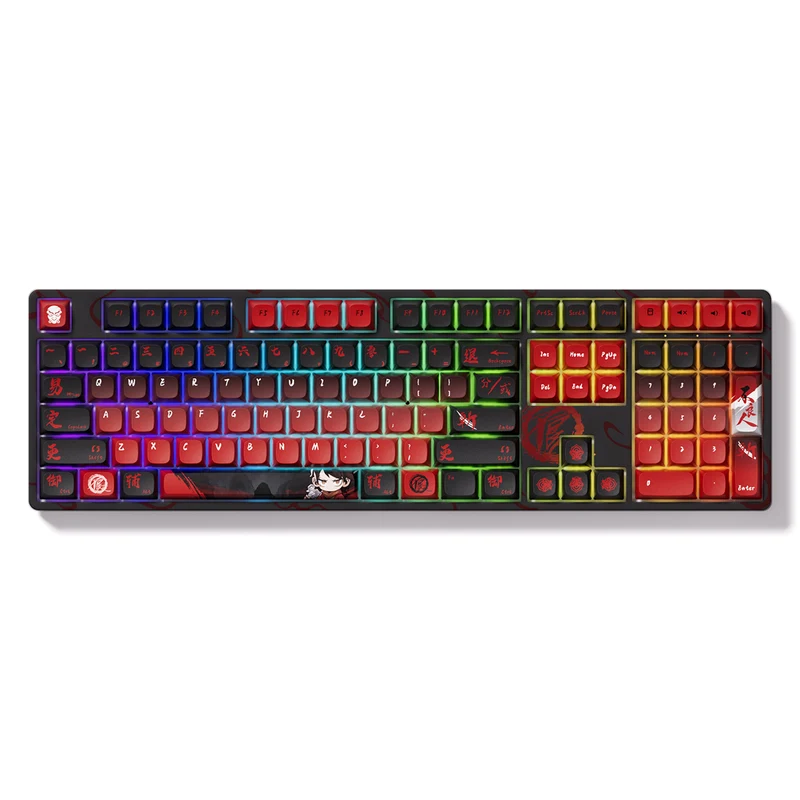 Akko The Degenerate 5108B Plus Multi-Mode RGB Hot-Swappable Mechanical Keyboard (Akko V3 Piano Pro Switch)