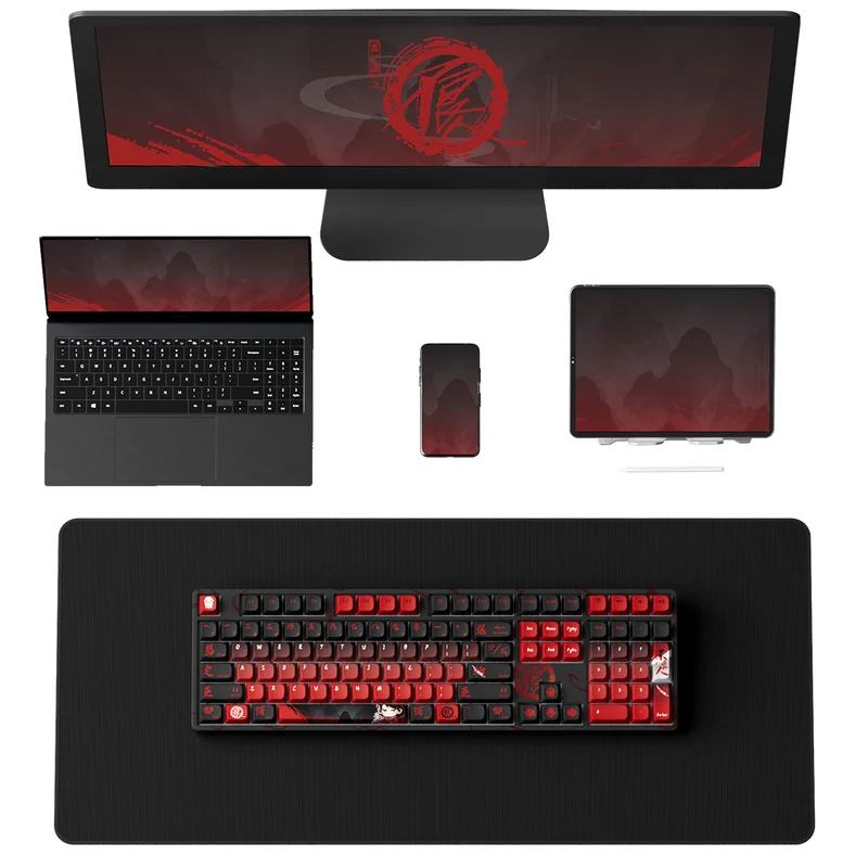 Akko The Degenerate 5108B Plus Multi-Mode RGB Hot-Swappable Mechanical Keyboard (Akko V3 Piano Pro Switch)