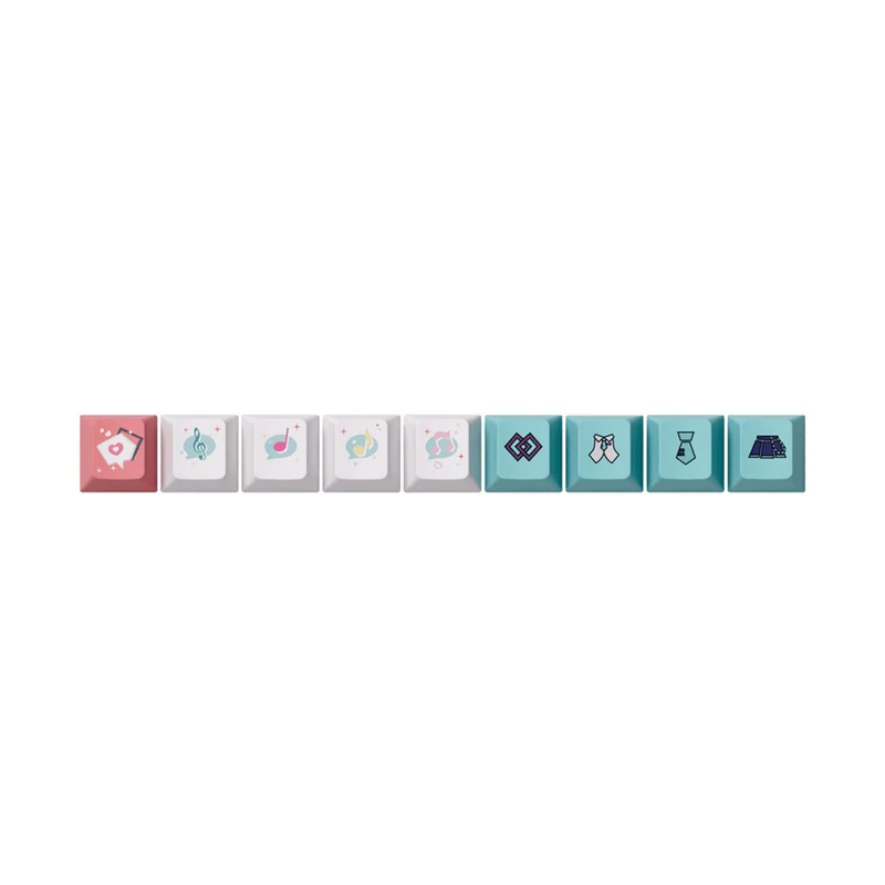 Akko Hatsune Miku 5108B Plus Multi-Mode RGB Hot-Swappable Mechanical Keyboard (Akko V3 Piano Pro Switch, Akko Creamy Cyan Switch)