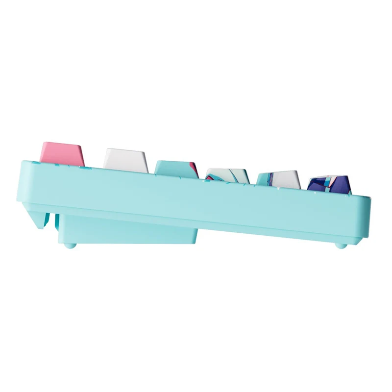 Akko Hatsune Miku 5108B Plus Multi-Mode RGB Hot-Swappable Mechanical Keyboard (Akko V3 Piano Pro Switch, Akko Creamy Cyan Switch)