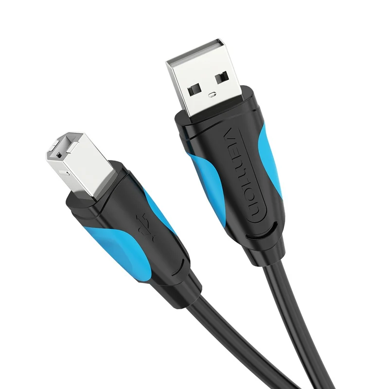 Vention USB 2.0 Type-A Male to Type-B Male Printer Cable - (1.5M, 3M, 5M) (VAS-A16-B150, VAS-A16-B300, VAS-A16-B500)