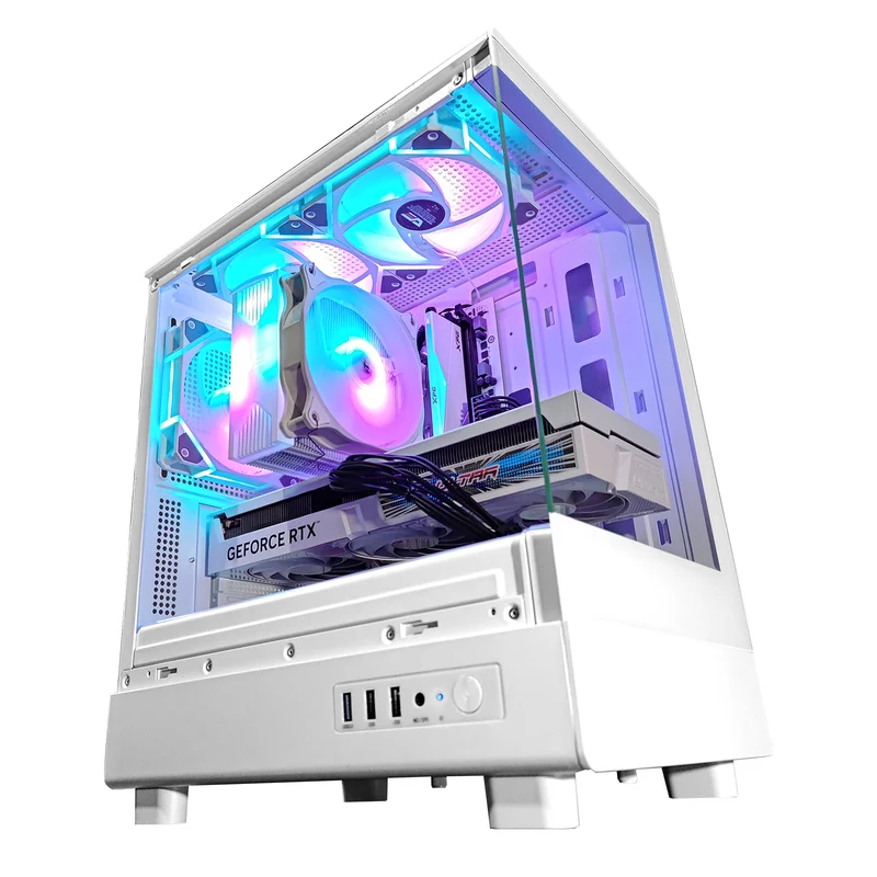 Alpha DB330M White Desktop Gaming PC | AMD Ryzen 5 5500 | 16GB RAM | 512GB SSD | RTX 4060 OC | Windows 11 Pro