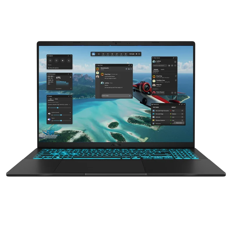 Asus Gaming V16 V3607VM-RP524W Laptop (Black) | 16" WUXGA (1920x1200) 144Hz | Core 5 210H | 16GB RAM | 512GB SSD | RTX 5060 | Windows 11 Home | Asus Backpack