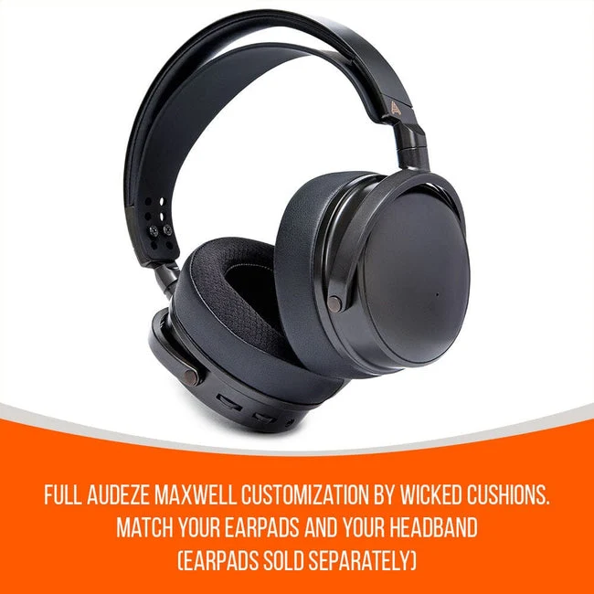 Wicked Cushions WC Silicone HeadbandZ for Audeze Maxwell (Black, 90s Black, Geo Grey, Red Camo, 90s White, Speed Racer) (HB-SI-MAXWELL-B, HB-SI-MAXWELL-90B, HB-SI-MAXWELL-GG, HB-SI-MAXWELL-RC, HB-SI-MAXWELL-90W, HB-SI-MAXWELL-SR)