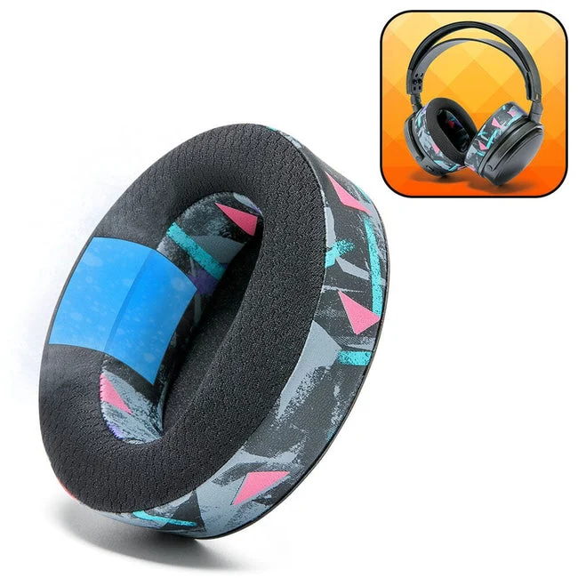 Wicked Cushions Audeze Maxwell Earpads - WC FreeZe Cooling Gel (Black, 90s Black, Geo Grey, Red Camo, 90s White, Speed Racer) (MAXWELLFR-B, MAXWELLFR-90B, MAXWELLFR-GG, MAXWELLFR-RC, MAXWELLFR-90W, MAXWELLFR-SR)
