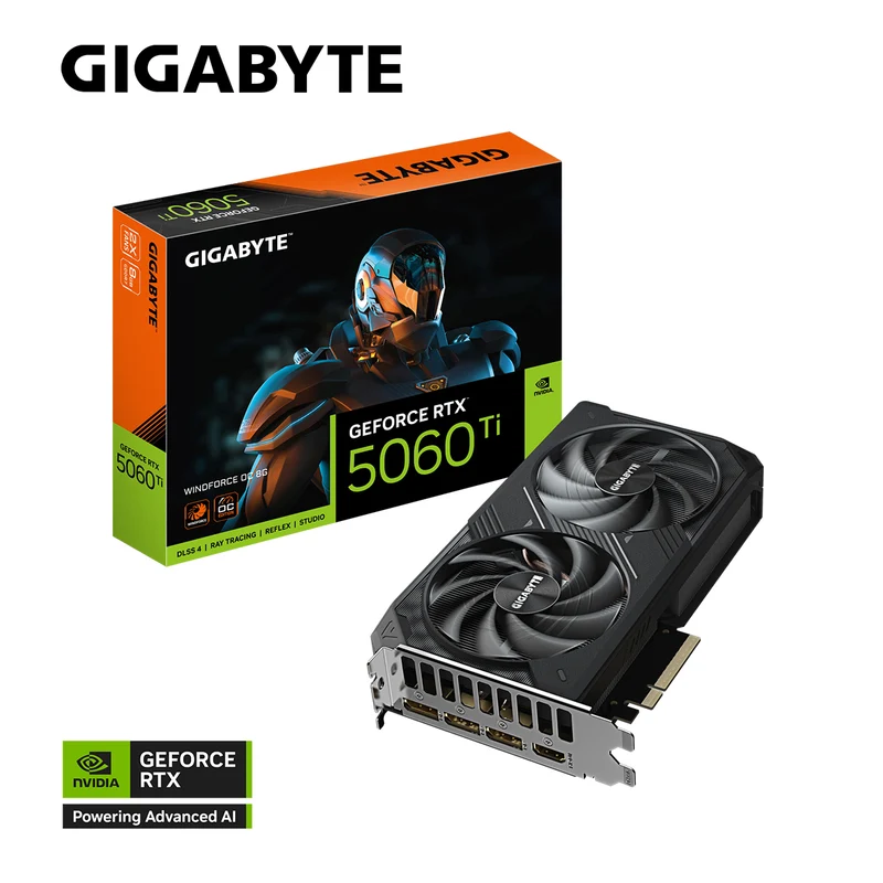 Gigabyte Geforce RTX 5060 Ti Windforce OC 8GB GDDR7 Graphics Card