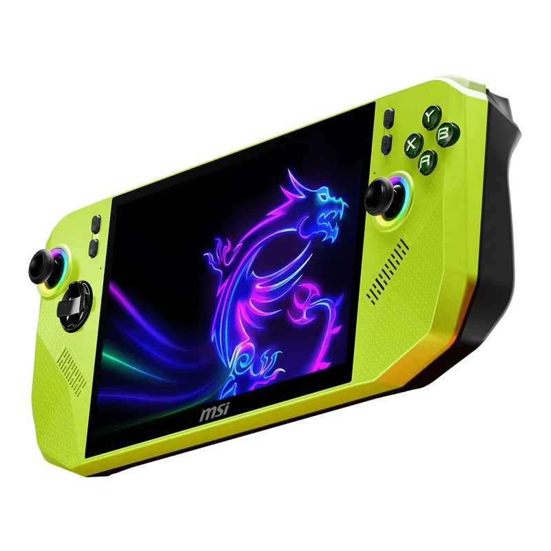 MSI Claw A8 BZ2EM-023PH Handheld Gaming (Neon Green) | 8" FHD+ (1920x1200) 120Hz Touchscreen | Ryzen Z2 Extreme | 24GB RAM | 1TB SSD | AMD Radeon Graphics | Windows 11 Home