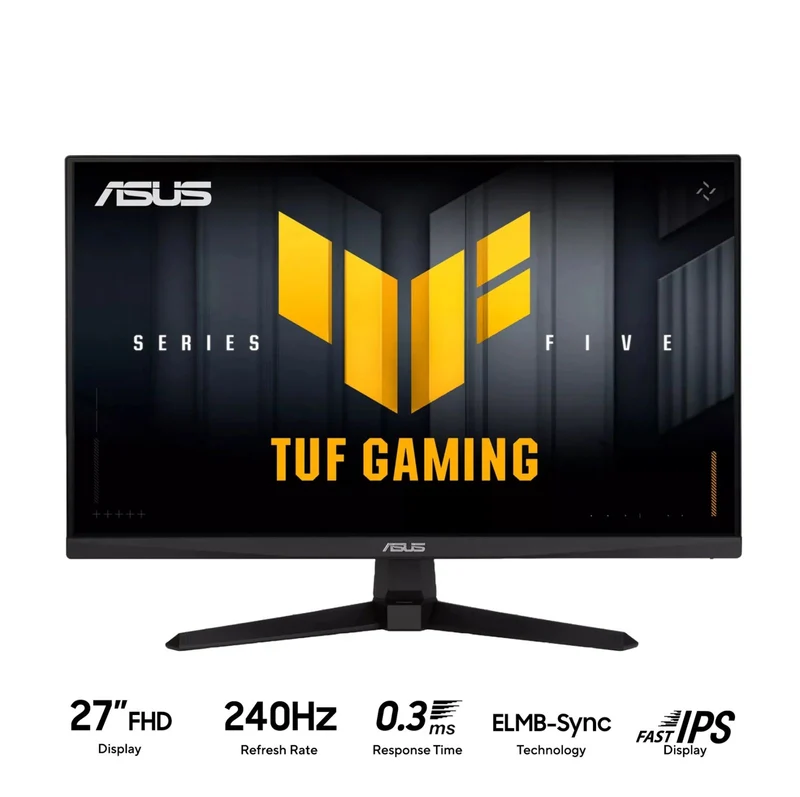Asus TUF Gaming VG279QM5A 27" FHD (1920x1080) 240Hz 0.3ms Fast-IPS Monitor with Tilt Adjustment