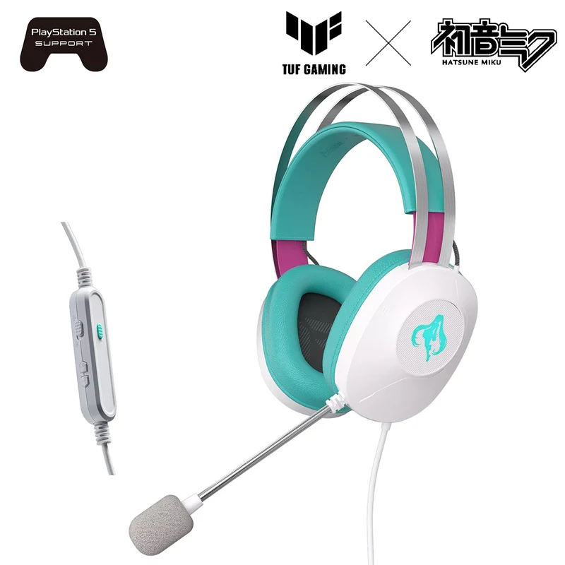 Asus TUF Gaming H1 Gen II Hatsune Miku Ed. Wired Headset (A303)
