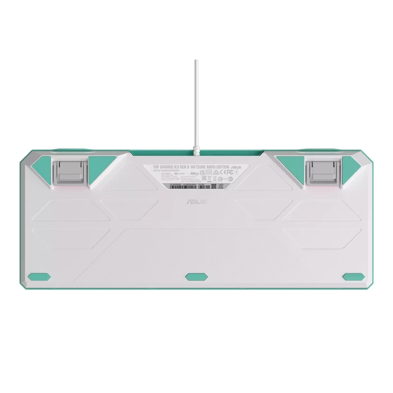 Asus TUF Gaming K3 Gen II Hatsune Miku Ed. Keyboard (Optical-Mechanical RGB Red Switch, Optical-Mechanical RGB Blue Switch) (RA09)