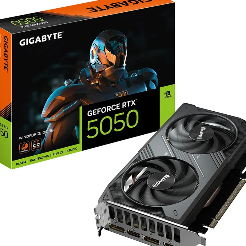 Gigabyte GeForce RTX 5050 Windforce OC 8GB GDDR6 Graphics Card