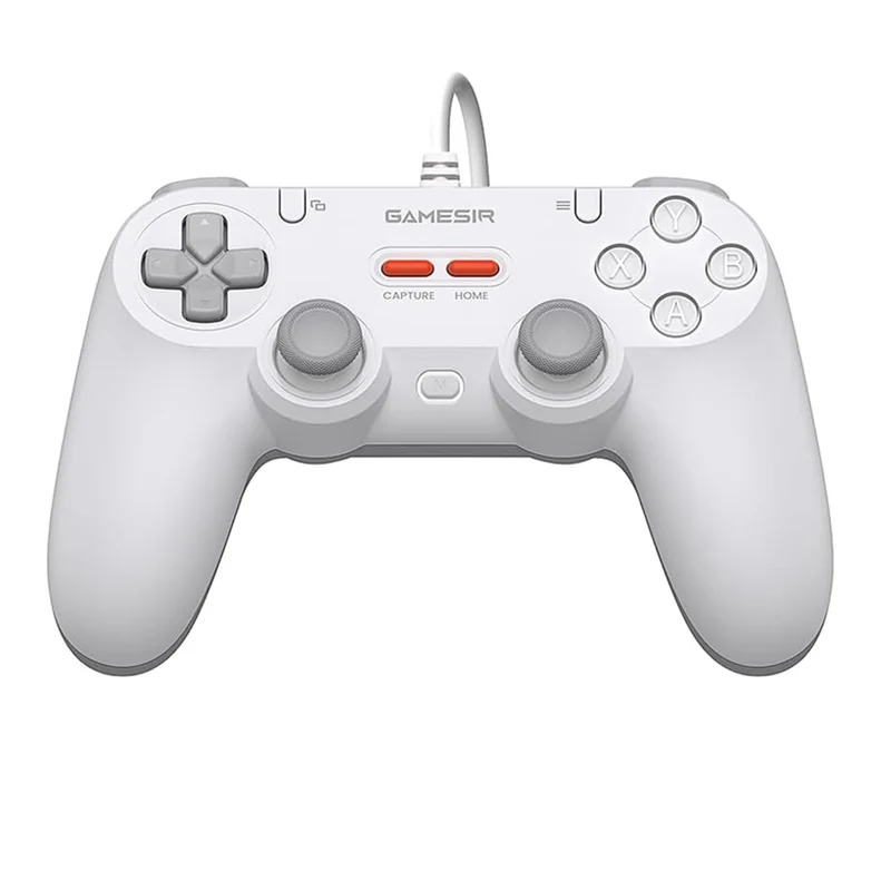 Gamesir T3 Lite Wired Game Controller (Serene White, Retro Gray)