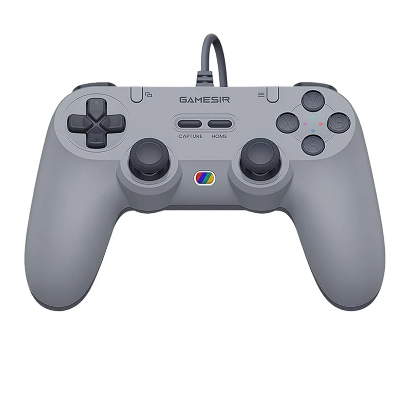 Gamesir T3 Lite Wired Game Controller (Serene White, Retro Gray)