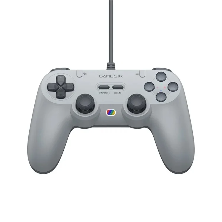 Gamesir T3 Lite Wired Game Controller (Serene White, Retro Gray)