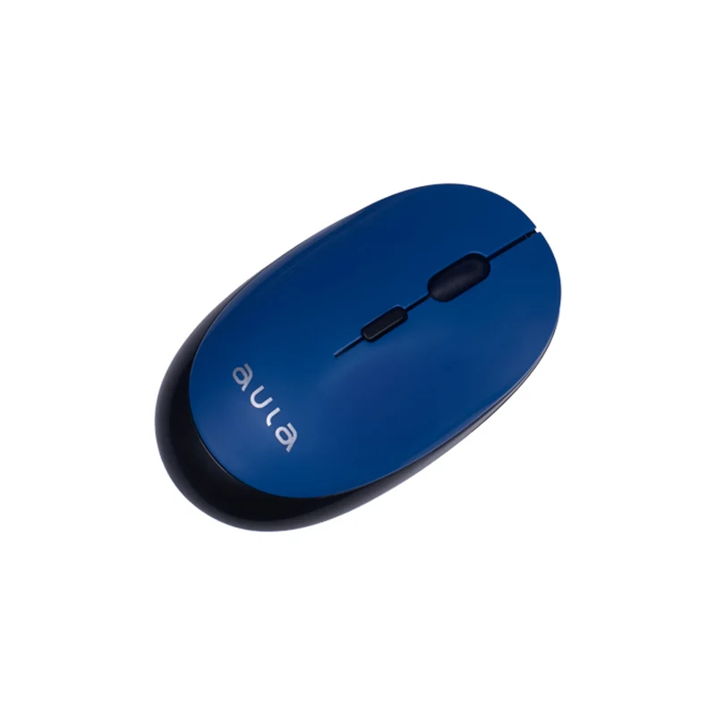 Aula AC306 Retro Round Wireless Keyboard & Mouse Combo (Royal Blue/Black)