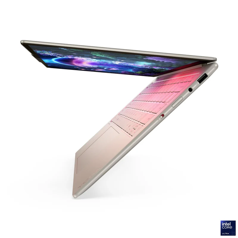 Lenovo Yoga Slim 7 14ILL10 83JX006MPH Laptop (Seashell) | 14" WUXGA (1920x1200) OLED | Core Ultra 7 258V | 32GB RAM | 1TB SSD | Intel Arc Graphics 140V | Windows 11 Home | MS Office Home 2024 + MS 365 Basic + Yoga Sleeve