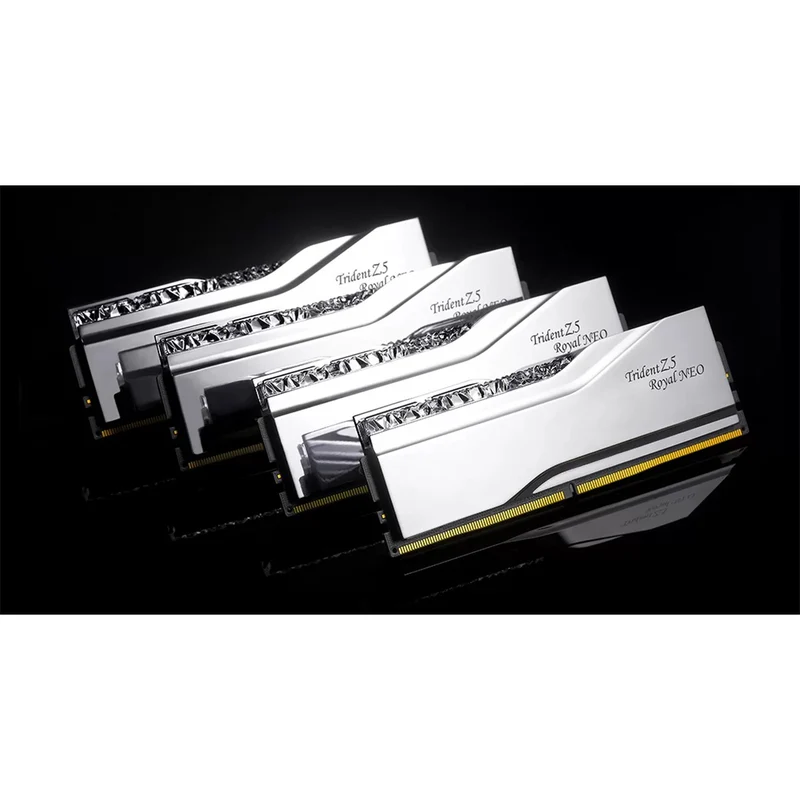 G.Skill Trident Z5 Royal Neo 96GB (2x48GB) DDR5 6000 MT/s CL30-36-36-96 1.35V AMD EXPO Desktop Memory (Silver) (F5-6000J3036F48GX2-TR5NS)