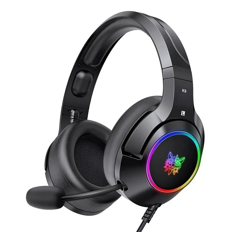 Onikuma K9 RGB Noise Canceling Gaming Headset With Microphone (Black)