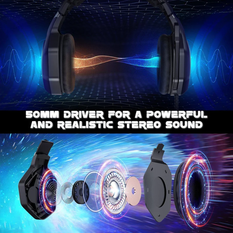 Onikuma K10PRO Professional Gaming Headset (Black)