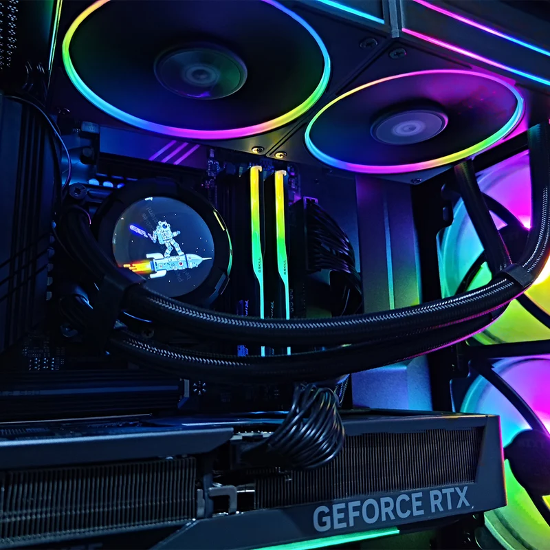 Optima H5 Flow Black Desktop Gaming PC | Intel i7 14700K | 32GB RAM | 1TB SSD | RTX 5070 OC | Windows 11 Pro