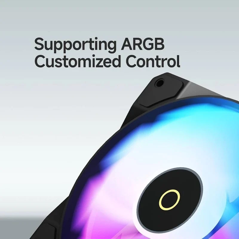 Ocypus Beta F12 ARGB Cooling Fan (Black, White)