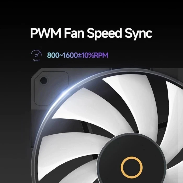 Ocypus Beta F12 ARGB Cooling Fan (Black, White)