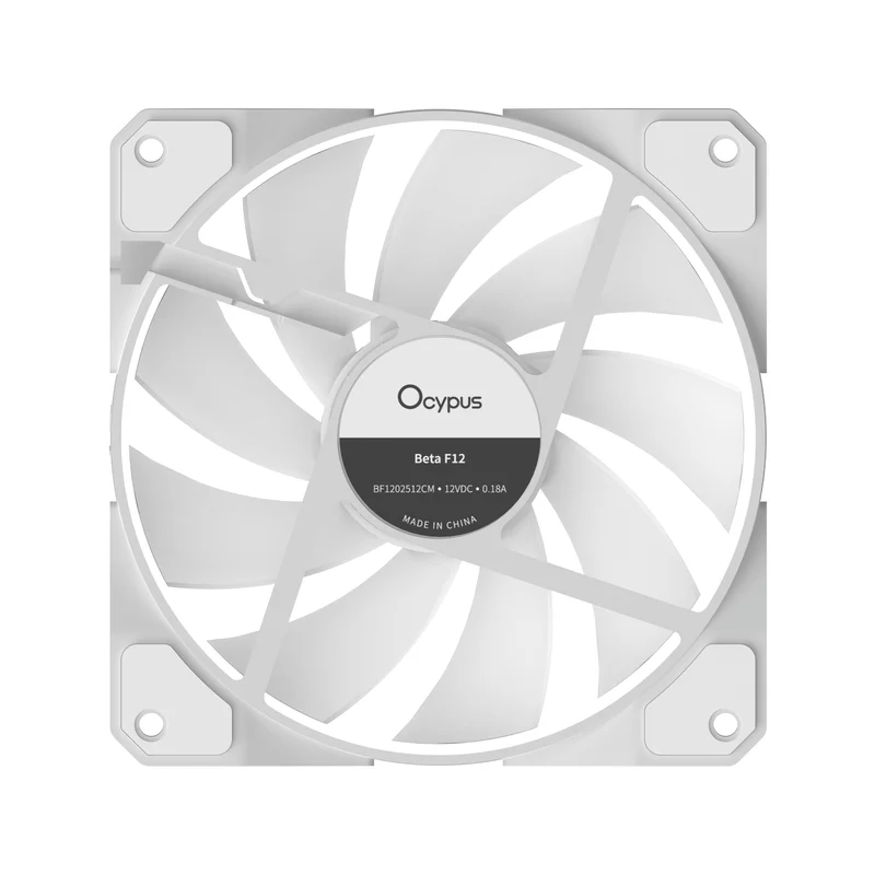 Ocypus Beta F12 ARGB Cooling Fan (Black, White)