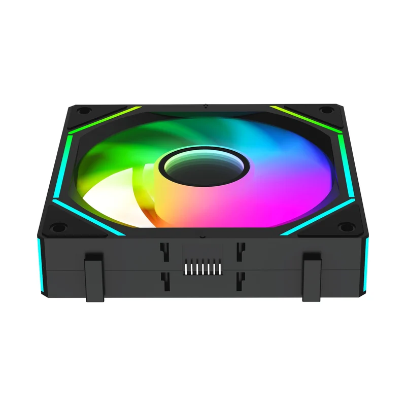 Ocypus Gamma F12 Uni ARGB Reverse Blade 3-in-1 Cooling Fan (Black, White)