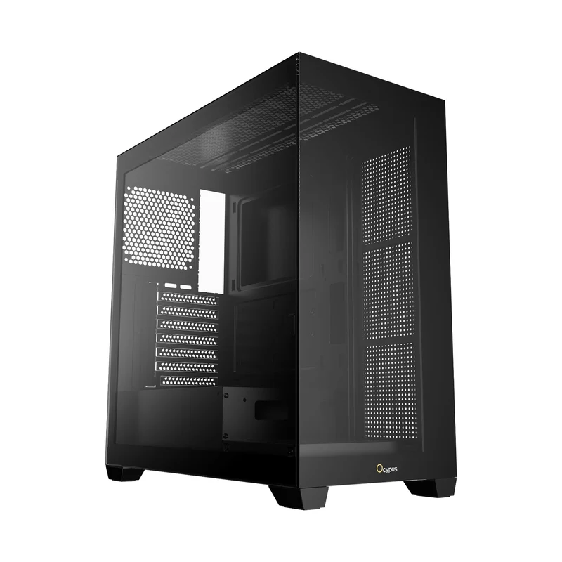 Ocypus Gamma C72 Mid Tower ATX PC Case (Black, White)