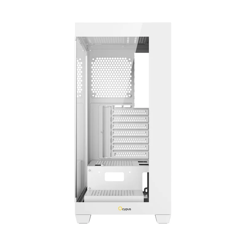 Ocypus Gamma C72 Mid Tower ATX PC Case (Black, White)