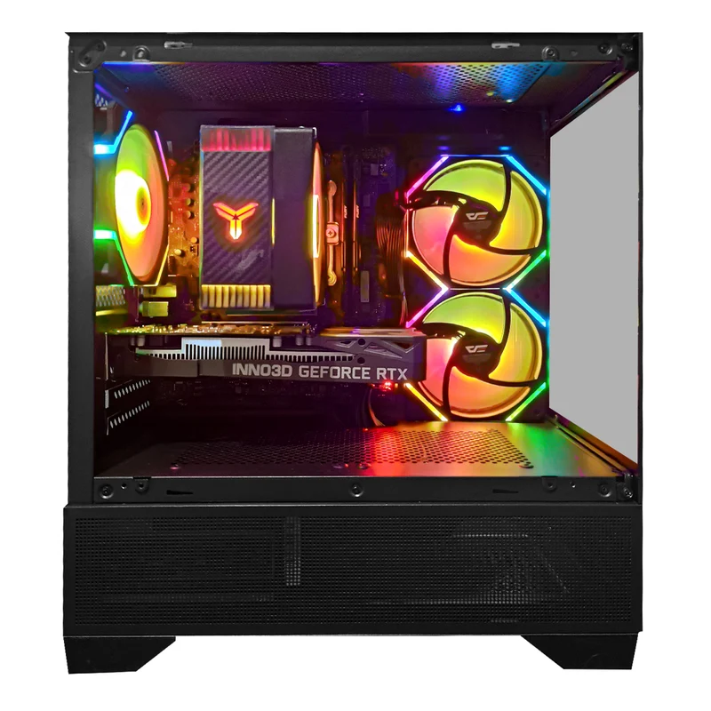 Alpha Eris V2 Black Desktop Gaming PC | Intel i5 12400F | 16GB RAM | 512GB SSD | RTX 3050 | Windows 11 Pro
