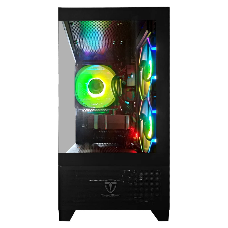 Alpha Eris V2 Black Desktop Gaming PC | Intel i5 12400F | 16GB RAM | 512GB SSD | RTX 3050 | Windows 11 Pro