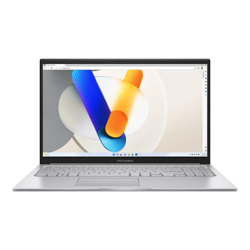 Asus Vivobook X1504VA-BQ3583WSM Laptop (Cool Silver) | 15.6" FHD (1920x1080) | Core 5-120U | 16GB RAM | 512GB SSD | Intel UHD Graphics | Win11 Home | MS Office Home 2021+MS 365 Basic+Asus AP4600 Backpack